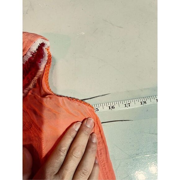 NWT Poupette St Barth Women's Tie-Dye Sleeveless Maxi Dress Orange Pink Size XS - Picture 12 of 12